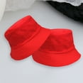 thumbnail image 3 of Lomubue Bucket Hat Folding Sun Protection Double-sided Wear Wide Brim Unisex Sun Hat for Vacation, 3 of 10