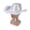 White, variant on Shimmering Sequins Cowboy Hats with Plush Trim for Banquets Disco Party Sequins Cowboy Hats for Adult Teen Taking Photo