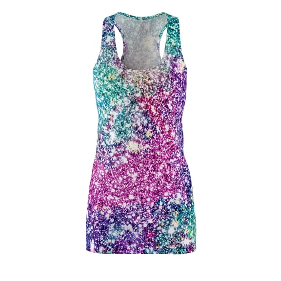 Women's Cut & Sew Racerback Dress (AOP) Crystal Waters