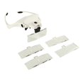 Portable Head Wearing Magnifying Glass Lens Eyeglass Interchangeable Mount Bracket Headband