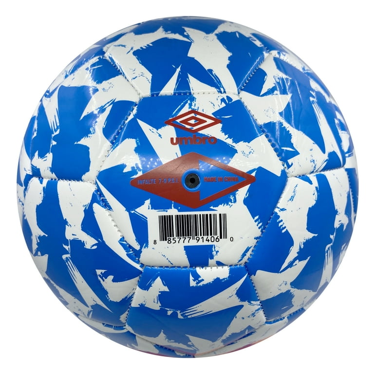 Umbro Scuff Soccer Ball Size 4 Red White and Blue - Walmart.com