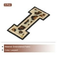 thumbnail image 3 of Parches de letras Uxcell I Parches de leopardo, letras planas de 6CM/2.36" con proceso de adhesivo termofusible para reparación de ropa 3PCS, 3 of 7