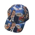 thumbnail image 2 of Grimsburg Gorra de Béisbol para Hombres, Mujeres y Niños, Gorra Clásica de Visera Plana, Gorra Hip Hop Trucker, Snapback Ajustable, 2 of 5