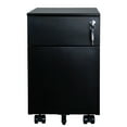 thumbnail image 2 of AIMEZO 2-Drawer Mobile File Cabinet,Under Desk Storage for Home Office, Fully Assembled,Black, 2 of 6