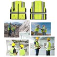 thumbnail image 4 of SFVest High Visibility Reflective Safety Vest Reflective Vest Multi Pockets Workwear Security Working Clothes, 4 of 8
