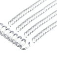 thumbnail image 1 of Bobinas de encuadernación de plástico Uxcell de 6mm (1/4"), 20 piezas, capacidad para 30 hojas, transparente, 1 of 6