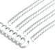 thumbnail image 1 of Bobinas de encuadernación de plástico Uxcell de 6mm (1/4"), 20 piezas, capacidad para 30 hojas, transparente, 1 of 6
