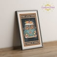 thumbnail image 2 of Eastern Print Vintage Hippie Poster, Every Little Thing Is Gonna Be Alright, Retro Boho Art Decor for Home Office, Living Room, Bedroom, Coffee Bar Sign, Peace Love Decorations, UNFRAMED, 8x12, 2 of 4