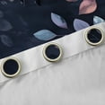 thumbnail image 4 of jejeloiu Rustic Plant Leaves Black Out Curtains,Modern Aesthetic Curtains Pack of 2 (42x63 Each),Purple Pink Deepblue Bedroom Curtains For Men Women,Super Cozy Room Decor, 4 of 6