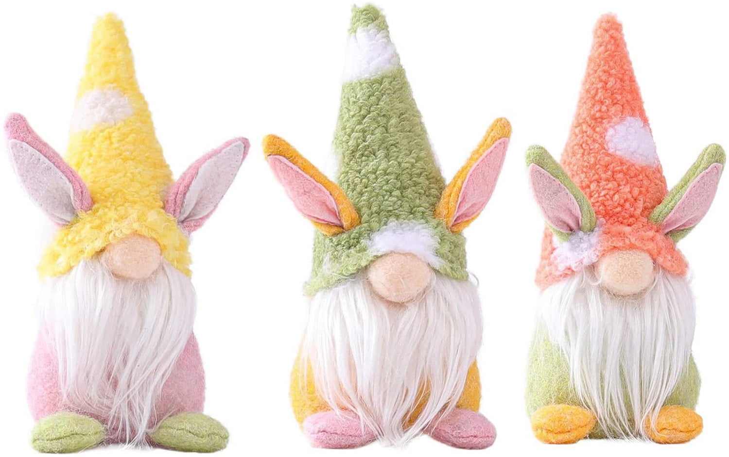 Set of 3 Plush Honeycomb Easter Bunny**Free S/H with 6 items from my store:- 