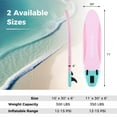 thumbnail image 3 of Goplus Large Inflatable SUP Board, Portable Paddle Board with 5D rings Stand Up Paddle Board for Youth & Adult Light Pink, 3 of 9