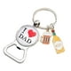 thumbnail image 4 of Llavero con abrebotellas, regalo del día del padre, llavero de Metal, colgante de bolsa para festivales, cumpleaños, regalos de papá de Navidad Estilo F, 4 of 9