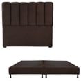 thumbnail image 1 of Recámara King Size Kami Chocolate con Cabecera + Box Base Cama, 1 of 10