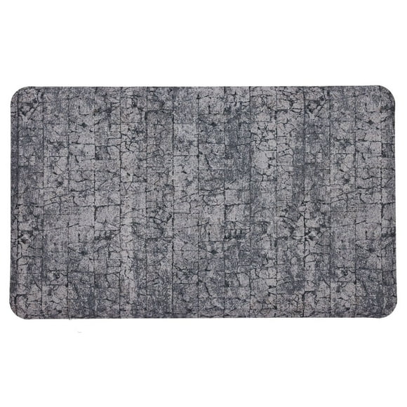 Mohawk Home - Tapis de cuisine gris de 45,7 cm × 76,2 cm (1 pi 6 po × 2 pi 6 po) Salten