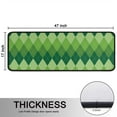 thumbnail image 5 of Kitchen Rugs Sets Of 2,Green Argyle Pattern Anti Fatigue Kitchen Mat Rugs Non Slip Washable,Decorative Kitchen Floor Mats for Kitchen,Sink,Laundry,17"x47"+17"x47", 5 of 5