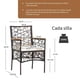 thumbnail image 5 of Set de 2 Sillas de Exterior Costway Sillas de Mimbre PE Resistentes a la Intemperie 61 x 58,5 x 89 cm, 5 of 8