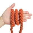 thumbnail image 4 of Unique Bargains 1/2'x16' Natural Twisted Cotton Rope 3 Strand Soft Craft Rope with Drawstring Bag Orange 2 Pack, 4 of 6