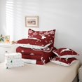 thumbnail image 6 of Manfei Wild Christmas Reindeer 7-Piece Twin Bedding Sets,Xmas Snwoflake Bedding Comforter Set,Red White Sheet Sets For Girls Boys,Super Cozy Room Decor Reversible, 6 of 8