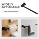 thumbnail image 3 of unbranded Colgador De Toallas Negro De Acero Inoxidable Para Cocina O Con, 3 of 8