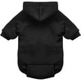 thumbnail image 6 of Cozy Winter Dog Hoodie for Small Dogs & Cats - Fleece Lined Chihuahua Sweater with Pocket, Autumn Puppy Outfits (Black, L), 6 of 7