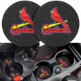 thumbnail image 1 of 2 Posavasos Para Coche, Posavasos Para Coche, Posavasos Para Fanáticos Del Béisbol De Los Cardenales De San Luis, Soporte Antideslizante Para Bebidas Para Coche, Accesorios Interiores, 1 of 5