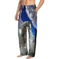 thumbnail image 2 of Fotbe Astronaut in Outer Space Men's Pajama Pants,Sleepwear Pants,Pj Bottoms Drawstring And Pockets-Medium, 2 of 9