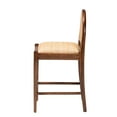 thumbnail image 4 of bali & pari Maryland Boho Counter Stool, One Size, Walnut Brown, 4 of 10
