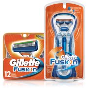 Gillette Fusion Mens Razor and 14 Refills Bundle / Gift Pack (Save up to $10)