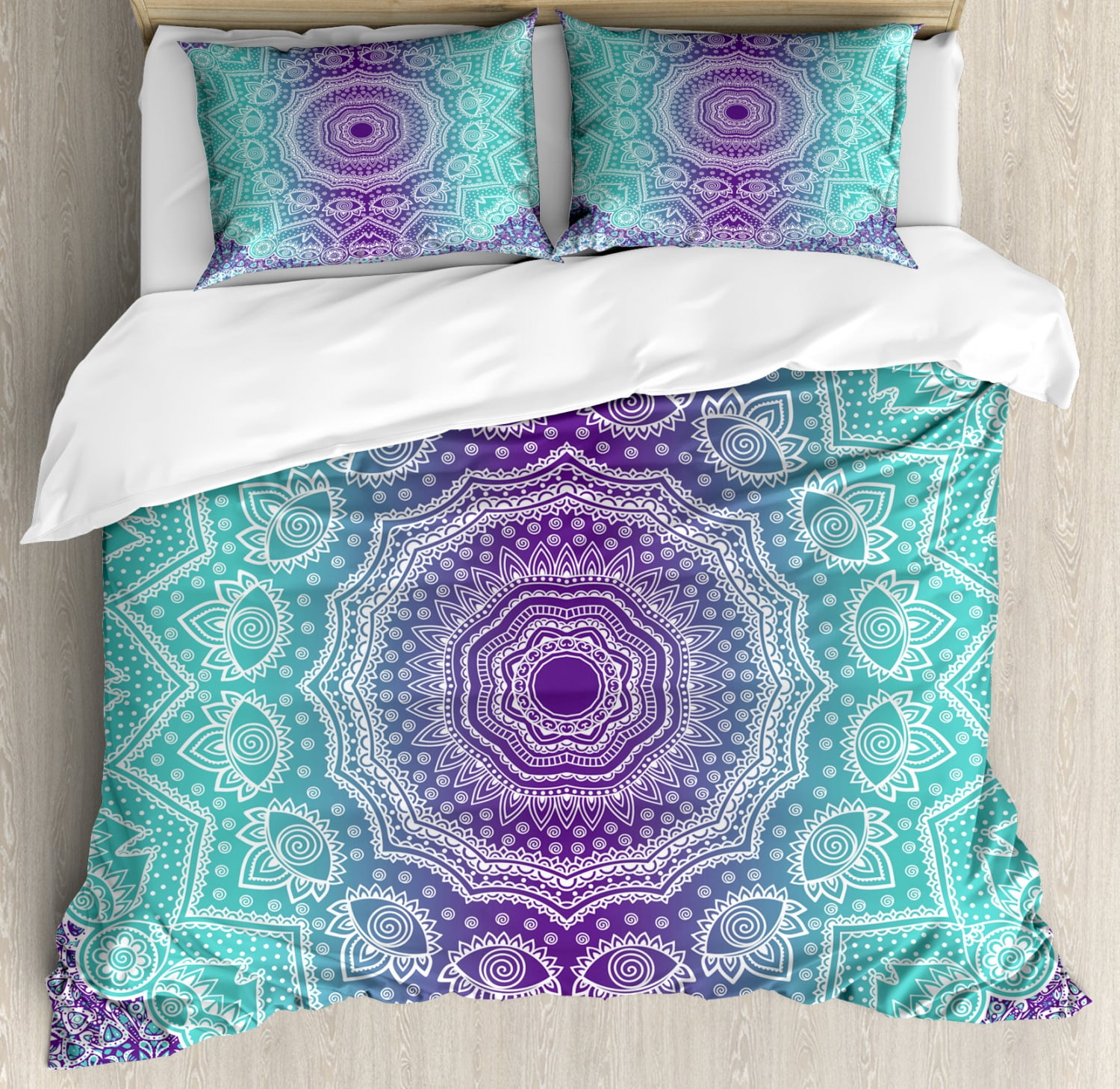 Turquoise Queen Size Duvet Cover Set, Turquoise Duvet Cover Twin Xl