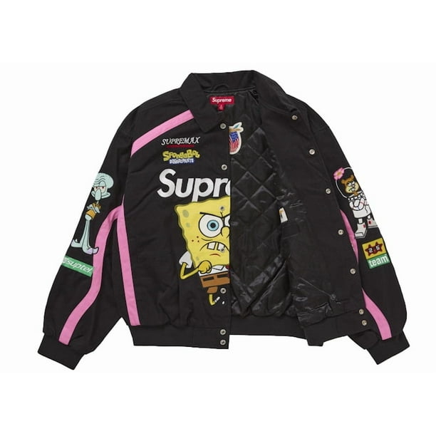 ジャケット・アウター SpongeBob Jeff Hamilton Jacket Supreme Men's SpongeBob SquarePants Jeff Hamilton Racing Jacket