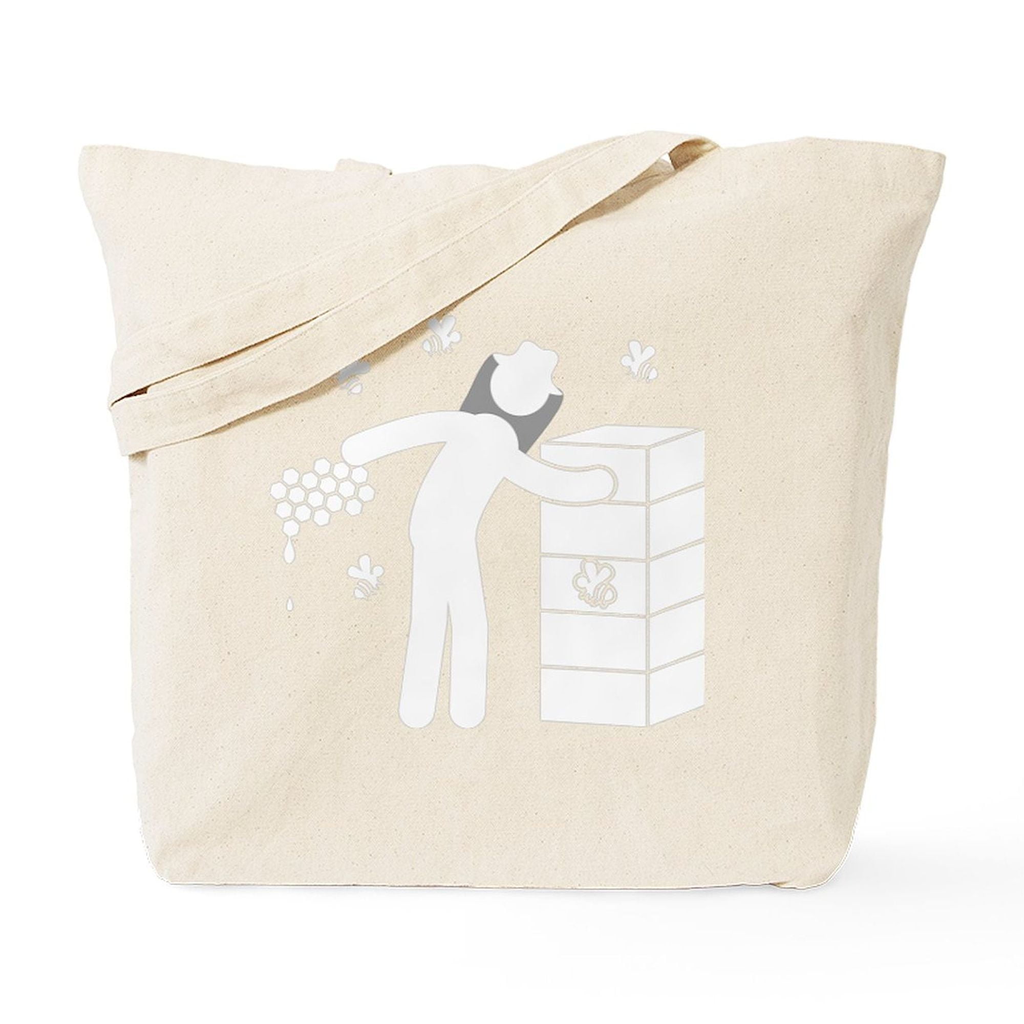 "Someone In Florida Loves Me" Canvas Tote Bag – Reusable Natural Shopping Bag - View #4
