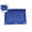 Blue, variant on Dvruxg 2 Pcs Pencil Pouch, Three-hole Pencil Case Single Zipper Transparent PVC Document Storage Bag, Large Capacity Pencil Pouch with Zipper Clear Binder Pencil Case
