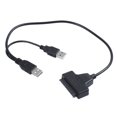 thumbnail image 3 of 3X Cable Adaptador USB2.0 Una SATA de 48 cm para Disco Duro Externo SSD de 2.5 Pulgadas, 3 of 5