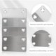 thumbnail image 2 of unbranded 12Ud De Hierro Rectas Resistentes Para Muebles Acero Inoxidable Plateado, 2 of 8