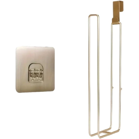 vlrwzc Toilet Paper Holder, Over The Tank Toilet Paper Holder, Toilet Paper Roll Holder, Wall Mount Toilet Paper Storage for Bathroom Storage and Organization