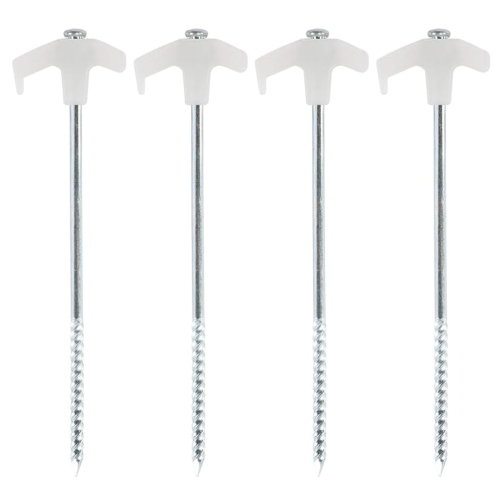 4/8/10Pcs Screw Canopies Stakes Ground Peg Florescent Long Screw Thread Tent Stakes Campings Peg for Fixings Campings Te