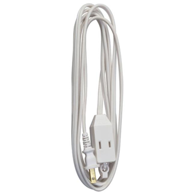 Master Electrician 09412ME 9 ft. White Polarized Cube Tap Extension Cord