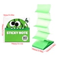 thumbnail image 3 of Cute Fruit Transparent Sticky Notes, Pull Out Clear Sticky Notes Dispenser 80 Sheets Kawaii Desk Stationery, 3 of 8