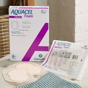 Aquacel Foam Dressing 5.5 x 8 Heel with Border Waterproof Film Backing 420625 5 per Box