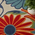 thumbnail image 2 of Nourison Aloha Indoor/Outdoor Multicolor 5'3" x 7'5" Area Rug, (5x7), 2 of 9