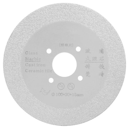 

Brazing Saw Blade Premium Material Super Thin Faster Cutting Grinding Disc For Cast Iron 100 X 20 X 15mm