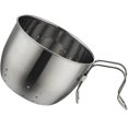 thumbnail image 4 of Stainless Steel Strainer Basket Fruit Straining Kitchen Use Storage Holder Silver for 1Pack, 4 of 4