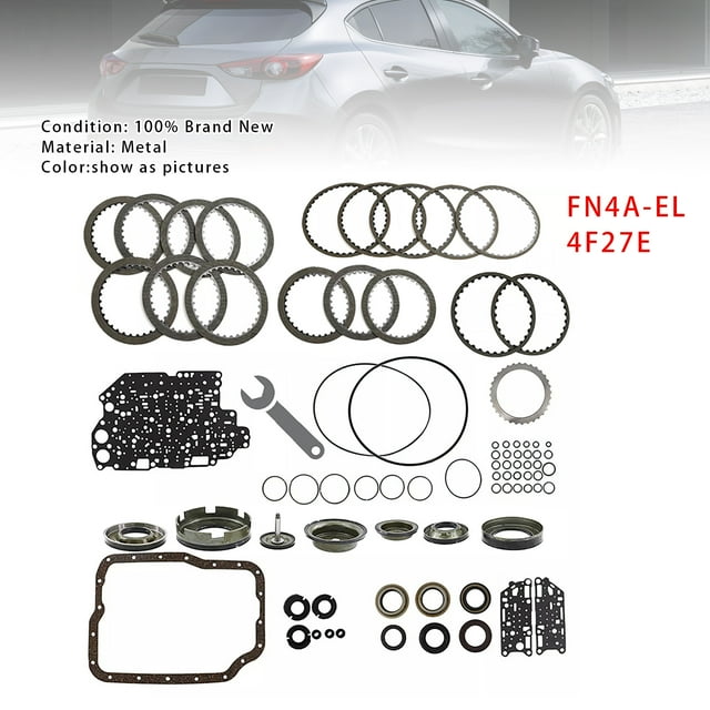 W/Pistons FN4A-EL 4F27E Banderole de Transmission Trousse de Reconstruction 99-UP pour MAZDA 3