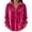 Hot Pink, variant on Womens Tops Velvet V-Neck Long Sleeve T-Shirts Button Down Collar Henley Blouse Loose Fit Casual Button Front Tunic Top With Elastic Cuffs S Gold