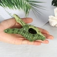 thumbnail image 5 of Unique Bargains 4 Pcs Crocodile ABS Metal Clothespins for Clothes Craft Pictures Party Dark Green, 5 of 6