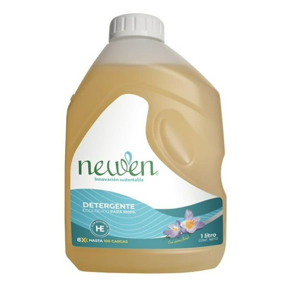 1 Litro Newen Detergente Biodegradable 100 Cargas Newen Original