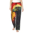 thumbnail image 1 of Balery Hawaiian Style Bald Eagle Pantalones de pijama para mujer, pijamas ultraligeros, pantalones de estar por casa-Small, 1 of 6