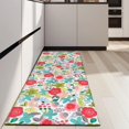 thumbnail image 4 of Pioneer Flower Floral Print Pattern Kitchen Rug Mat,Kitchen Runner Rugs Non Skid Washable,Decorative Kitchen Floor Mats for Kitchen,Sink,Laundry,17"X47", 4 of 5