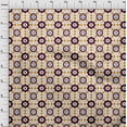 thumbnail image 3 of oneOone Cotton Flex Maroon Fabric Geometric Block Sewing Craft Projects Fabric Prints By Yard 40 Inch Wide, 3 of 4