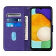 thumbnail image 3 of Embossed Wallet Case for Samsung Galaxy A53 5G, Magnetic Clasp Card Slots Holder Luxury Business PU Leather Flip Folio Cover with Kickstand Wireless Charging Case,Purple, 3 of 6